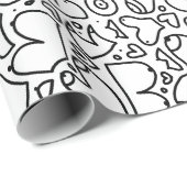 おもしろい成乳房パターン ラッピングペーパー (ロールコーナー)