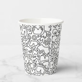 おもしろい成乳房パターン 紙コップ (左)