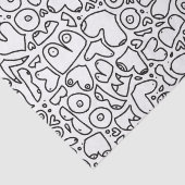 おもしろい成乳房パターン 薄葉紙 (詳細)