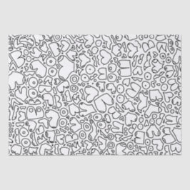 おもしろい成乳房パターン 薄葉紙