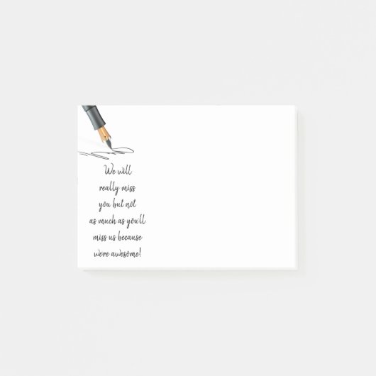 おもしろい我々はあなた恋しく思の引用文ミームユーモア ポストイット (正面)