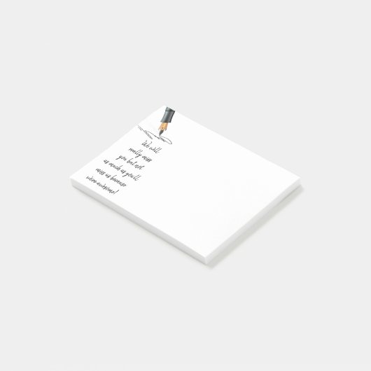 おもしろい我々はあなた恋しく思の引用文ミームユーモア ポストイット (アングル)