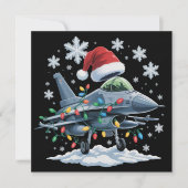 おもしろい戦闘機 軍事 クリスマス ホリデー Xmas (正面)