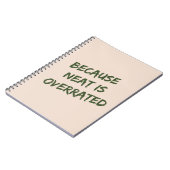 おもしろい手帳 ノートブック (左側)