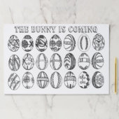 おもしろい手描きイースターエッグの着色ページ ペーパーパッド (インサイチュ)