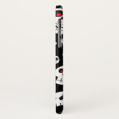 おもしろい手描き漫画スカル Case-Mate iPhoneケース (裏面/左)