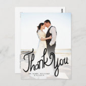 おもしろい手書きカスタムありがとうはがき ポストカード (正面/裏面)