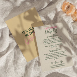 おもしろい手書きパステルユニーク結婚ズ詳細 エンクロージャーカード