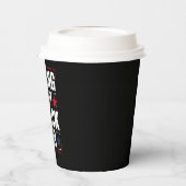 おもしろい投票は私の黒い仕事ヴィンテージ 紙コップ (左)