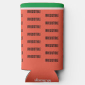 「おもしろい抵抗し難い」スイカのサマーパーティーの好意 スリム缶クーラー (裏面)