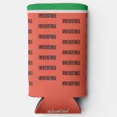 「おもしろい抵抗し難い」スイカのサマーパーティーの好意 スリム缶クーラー (正面)