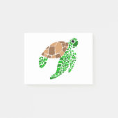おもしろい抽象芸術ウミガメ ポストイット (正面)