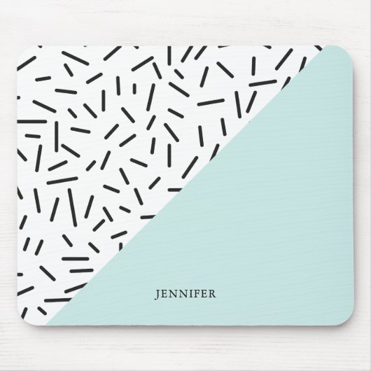 おもしろい抽象芸術パタパーソナライズされたーン マウスパッド (正面)