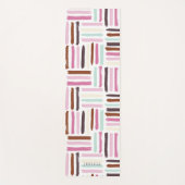 おもしろい抽象芸術パターン ヨガマット (正面)