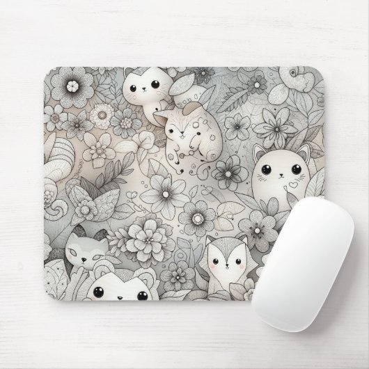 おもしろい抽象芸術収集 マウスパッド (マウス)