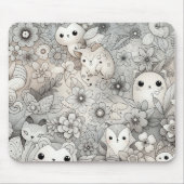 おもしろい抽象芸術収集 マウスパッド (正面)