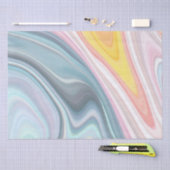 おもしろい抽象芸術大理石パターンパーティーティッシュペーパー 薄葉紙 (クラフト)