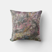 おもしろい抽象芸術紙吹雪過枕 クッション (正面)
