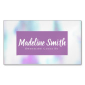 おもしろい抽象芸術自家製ケーキベーカリー マグネット名刺 (正面)