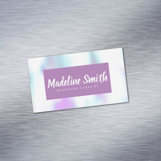 おもしろい抽象芸術自家製ケーキベーカリー マグネット名刺 (インサイチュ)