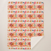 おもしろい抽象芸術 シェルパブランケット (正面)