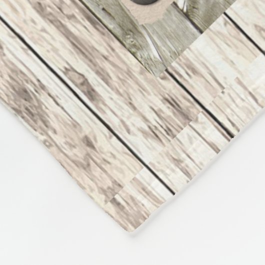 おもしろい指名手配ポスターおばあちゃん&おじいちゃん写真 フリースブランケット (角)