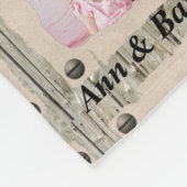 おもしろい指名手配ポスター、カスタム写真 フリースブランケット (角)