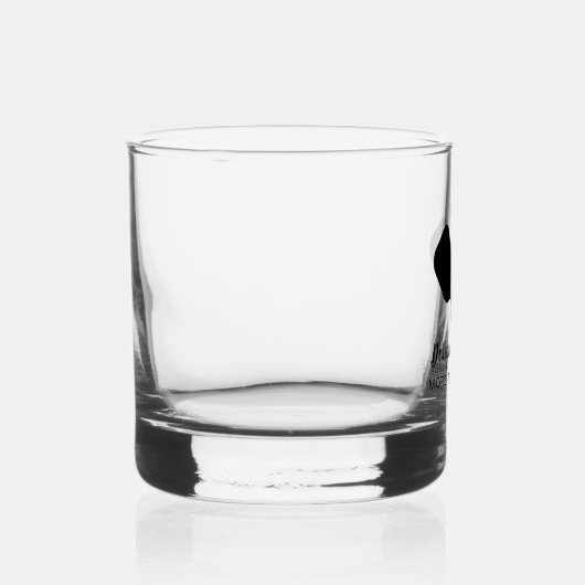 おもしろい指定ディンカーパーソナライズされたピックボール ウイスキーグラス (右)