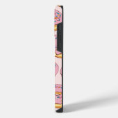 おもしろい振りかけるドーナツiPhoneケース iPhoneケース (左側面)