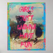 おもしろい改変アートモダントレンディーウォールアートポスターを持つ ポスター (正面)