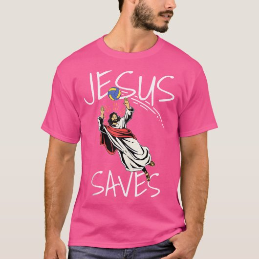 おもしろい救バレーボール班 Tシャツ (正面)