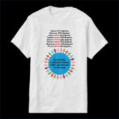 おもしろい救土 Tシャツ