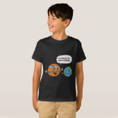 おもしろい救地球の日の惑星医師人間 Tシャツ (正面フル)