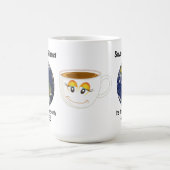 おもしろい救地球引用文 コーヒーマグカップ (中央)