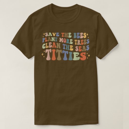 おもしろい救救 – ザビーズプラントMo Tシャツ (デザイン正面)