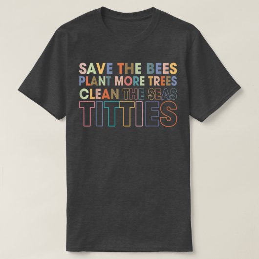 おもしろい救救 – ザビーズプラントMo Tシャツ (デザイン正面)