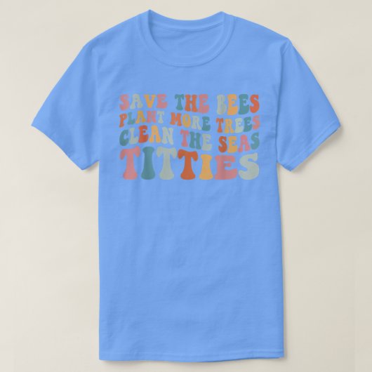 おもしろい救救 – ザビーズプラントMo Tシャツ (デザイン正面)