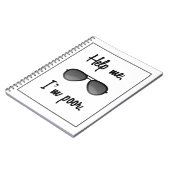 おもしろい救済私は貧弱なサングラス ノートブック (左側)