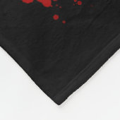 おもしろい救済血ハンドプリントハロウィーン衣装マチ フリースブランケット (角)