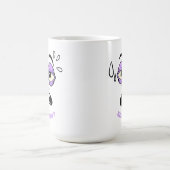 おもしろい救済Brewスリーピー顔漫画 コーヒーマグカップ (中央)