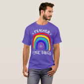 おもしろい教員学校の先生 Tシャツ (正面フル)