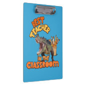 おもしろい教室最高のでの恐竜の先生 クリップボード (右)