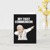 おもしろい教皇ダビング初の聖餐式T型 カード (黄色い花)