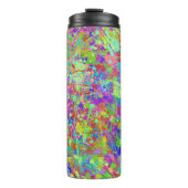 おもしろい数々のカラー絵を描（ばちゃばちゃ）跳ねる タンブラー (正面)