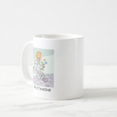 おもしろい数々のタスクピエロ コーヒーマグカップ (正面左)