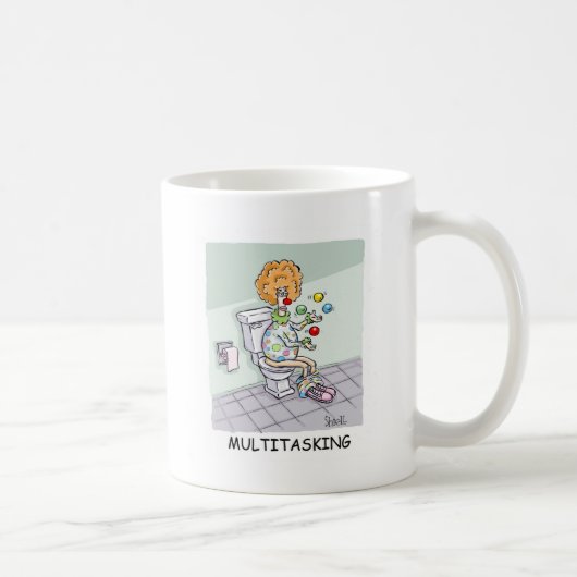 おもしろい数々のタスクピエロ コーヒーマグカップ (右)