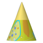 おもしろい数々の明色 パーティーハット (左)