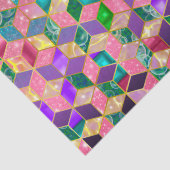 おもしろい数々の混合ダイヤモンド形六角形 薄葉紙 (詳細)