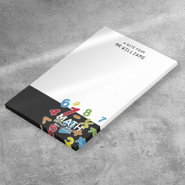 おもしろい数学が数える唯一の主題 ポストイット