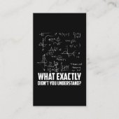 おもしろい数学ギーク物理学のジョーク 名刺 (正面)